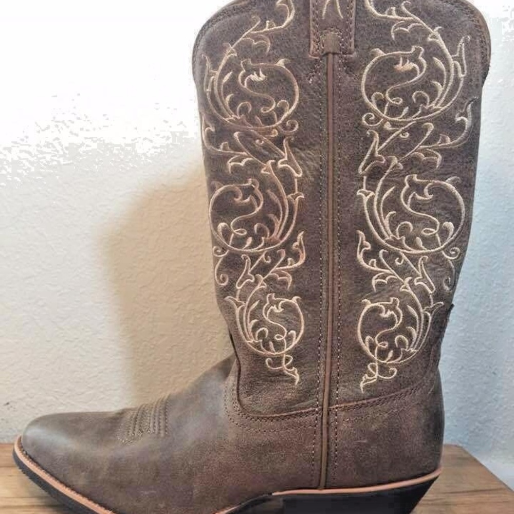 Twisted X Womens Bomber Leather 12in Embroidered W